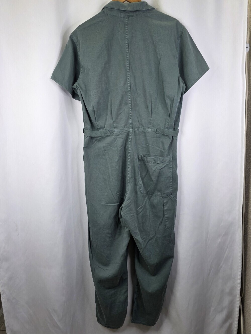 Pistola Grover Short Sleeve Field Jumpsuit Colonel Green 100% Cotton Size Large - Picture 10 of 16